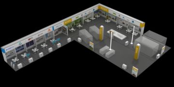 機器人展設(shè)計效果圖出爐，速來圍觀晶科微電子